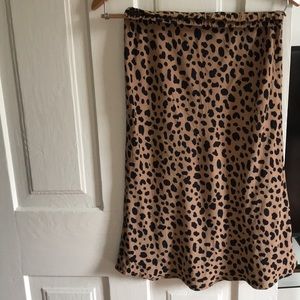 Gap midi skirt leopard print